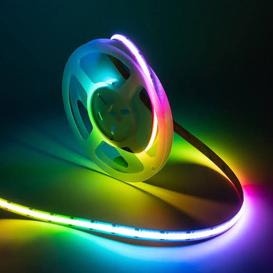 10mm | 16W/m RGB+3K | IP20 | COB Dot Free LED Strip Light-COB strip-Lighting Creations