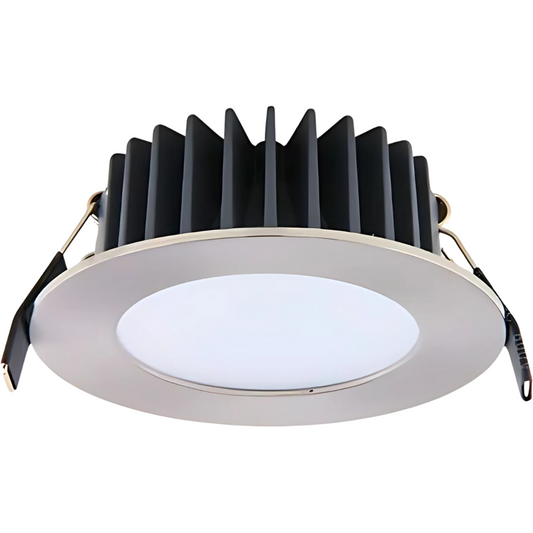 Lummax DL9012 12W LED downlight with 90mm cutout and flat face design