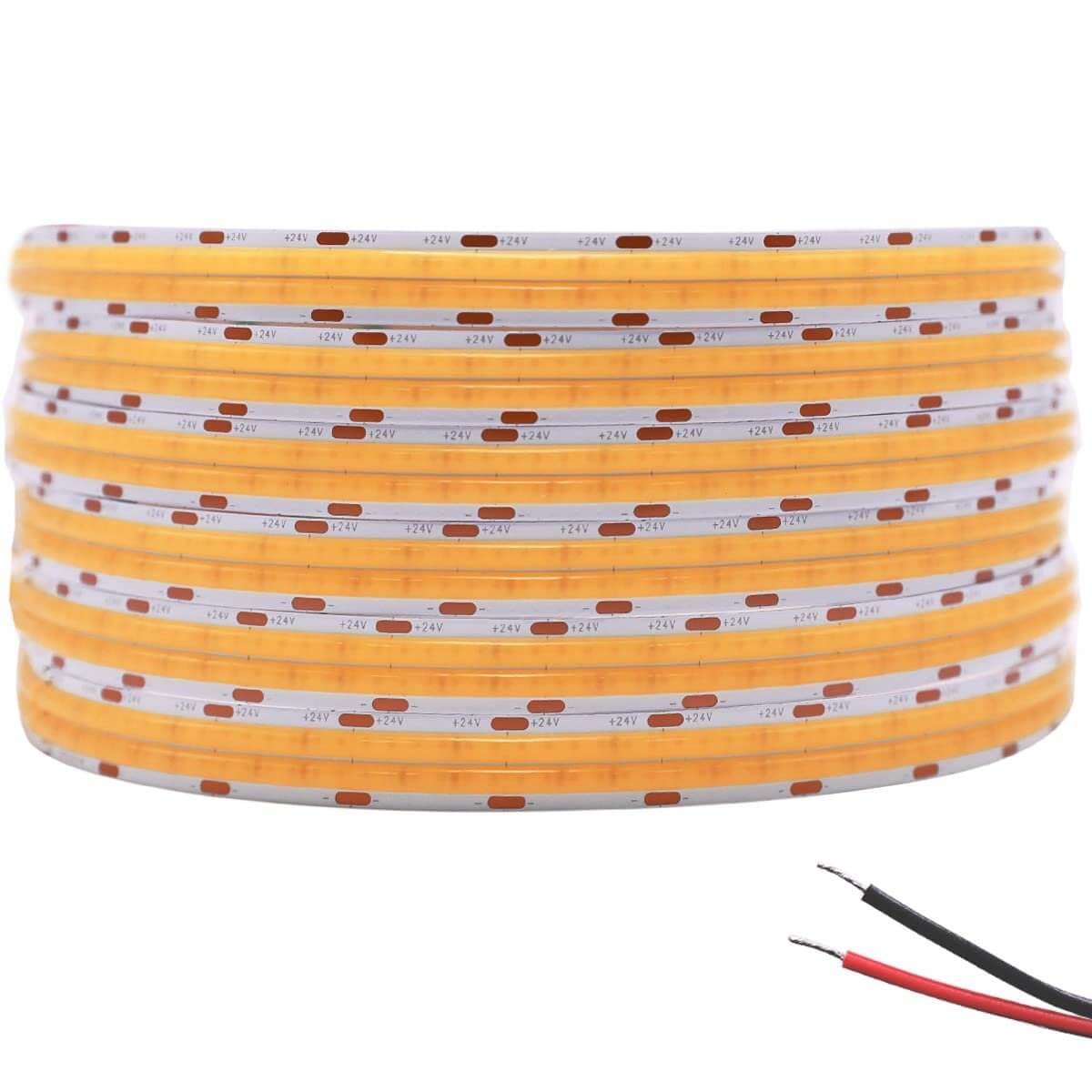 12mm | 28W/m 4000ºK | IP20 | COB Flexible LED Strip Light-Light Ropes & Strings-Lighting Creations