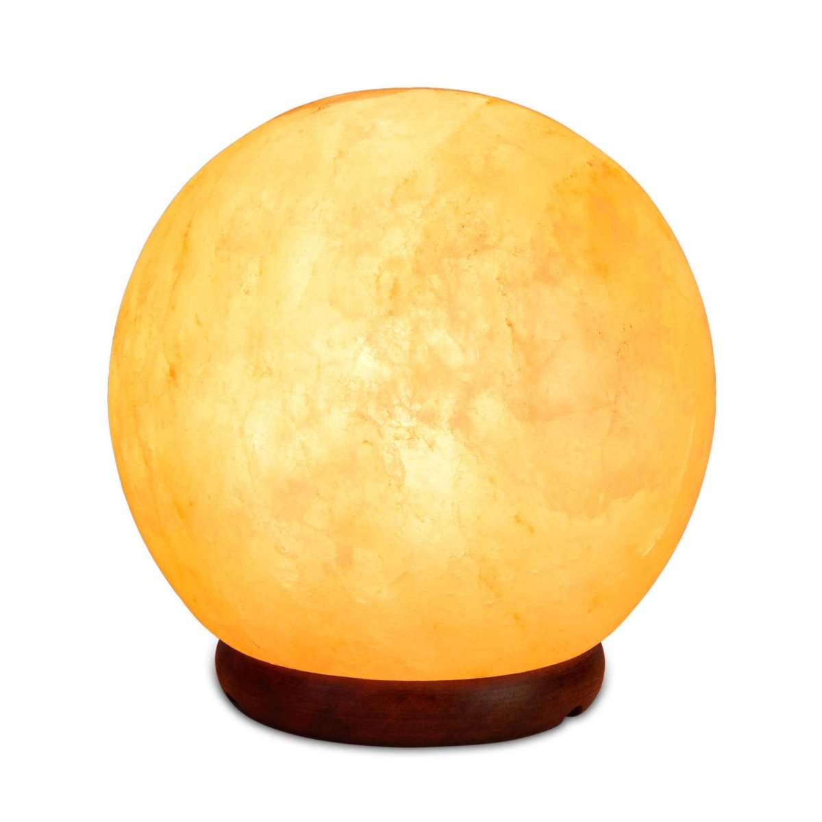 12V 12W 5" Ball Himalayan Pink Salt Lamp Carved Rock Crystal Light Bulb On/Off - Home & Garden > Lighting - House