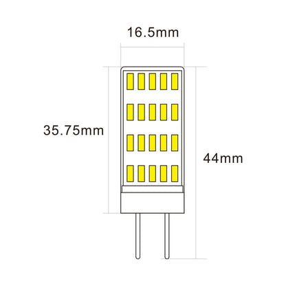 12V 3W AC/DC G4 Dimmable LED Bi-Pin in Warm White Liquidleds, LED Light Bulbs, 12v-3w-g4