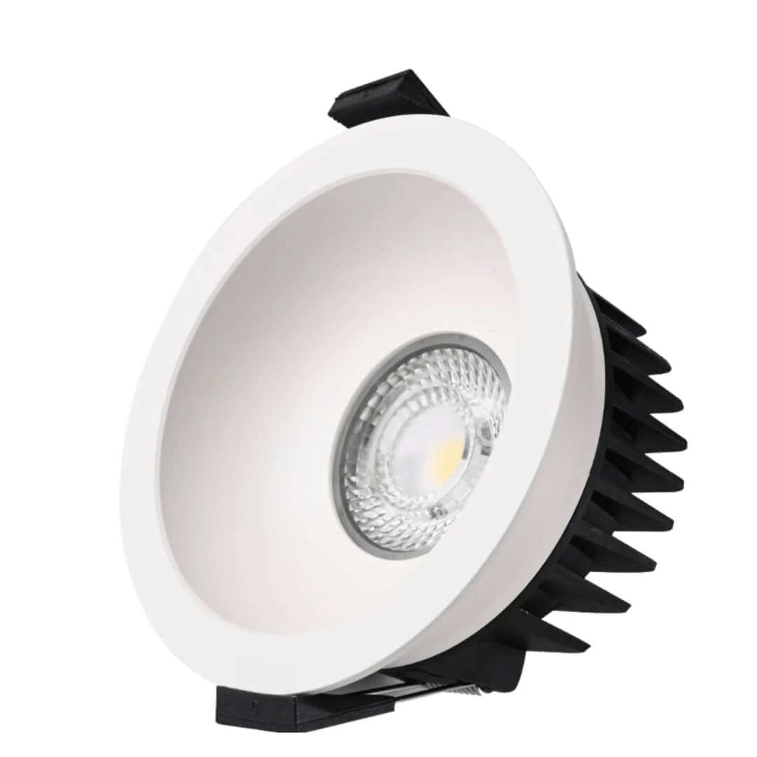 NULLABOR 13W Tri-Colour Dimmable Low Profile Anti-glare LED Downlight 90mm Cut Out-LED Downlight-Eclux