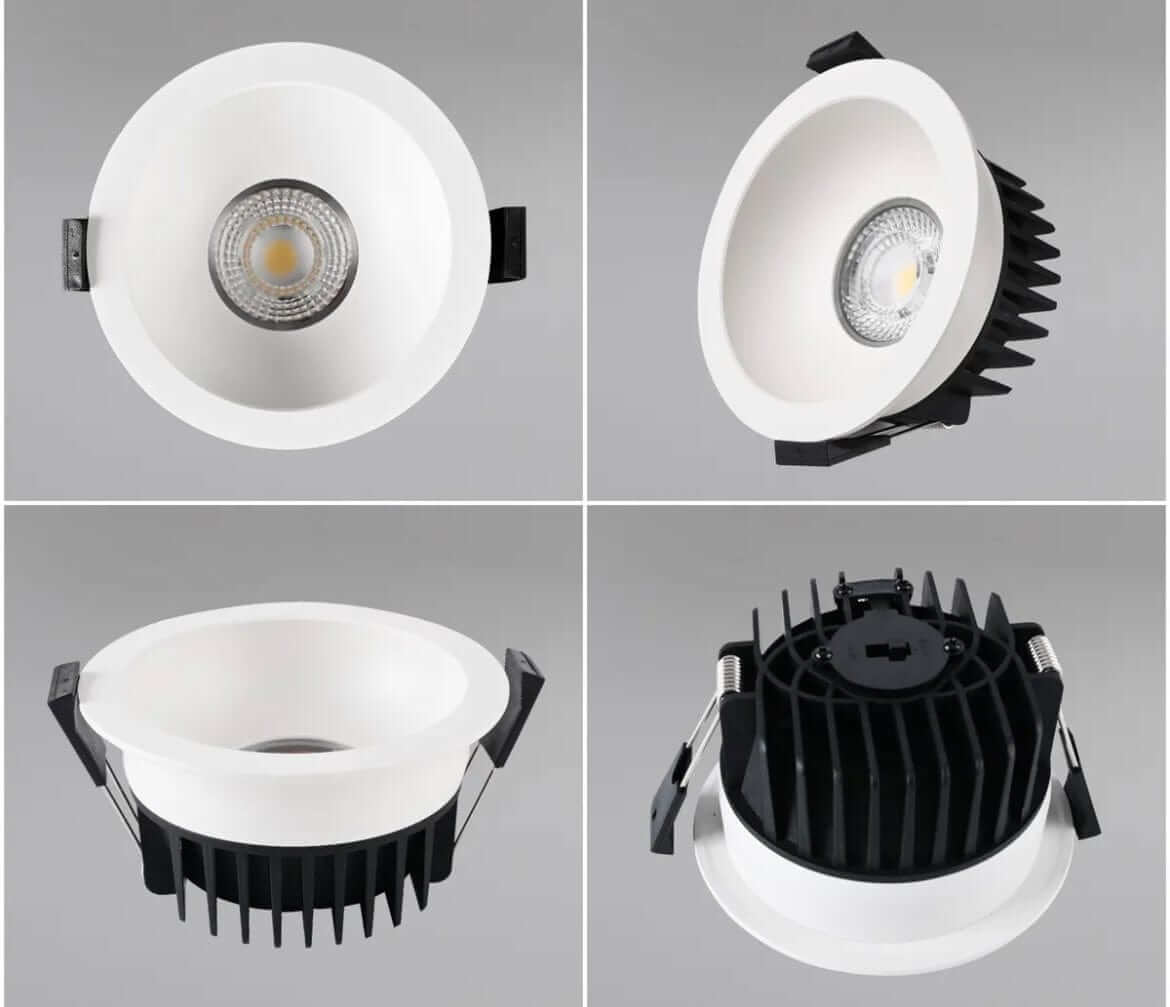 NULLABOR 13W Tri-Colour Dimmable Low Profile Anti-glare LED Downlight 90mm Cut Out-LED Downlight-Eclux