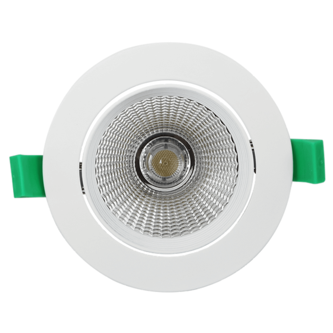 15W Tiltable Low Glare COB Aluminium LED Downlight 90mm cut out