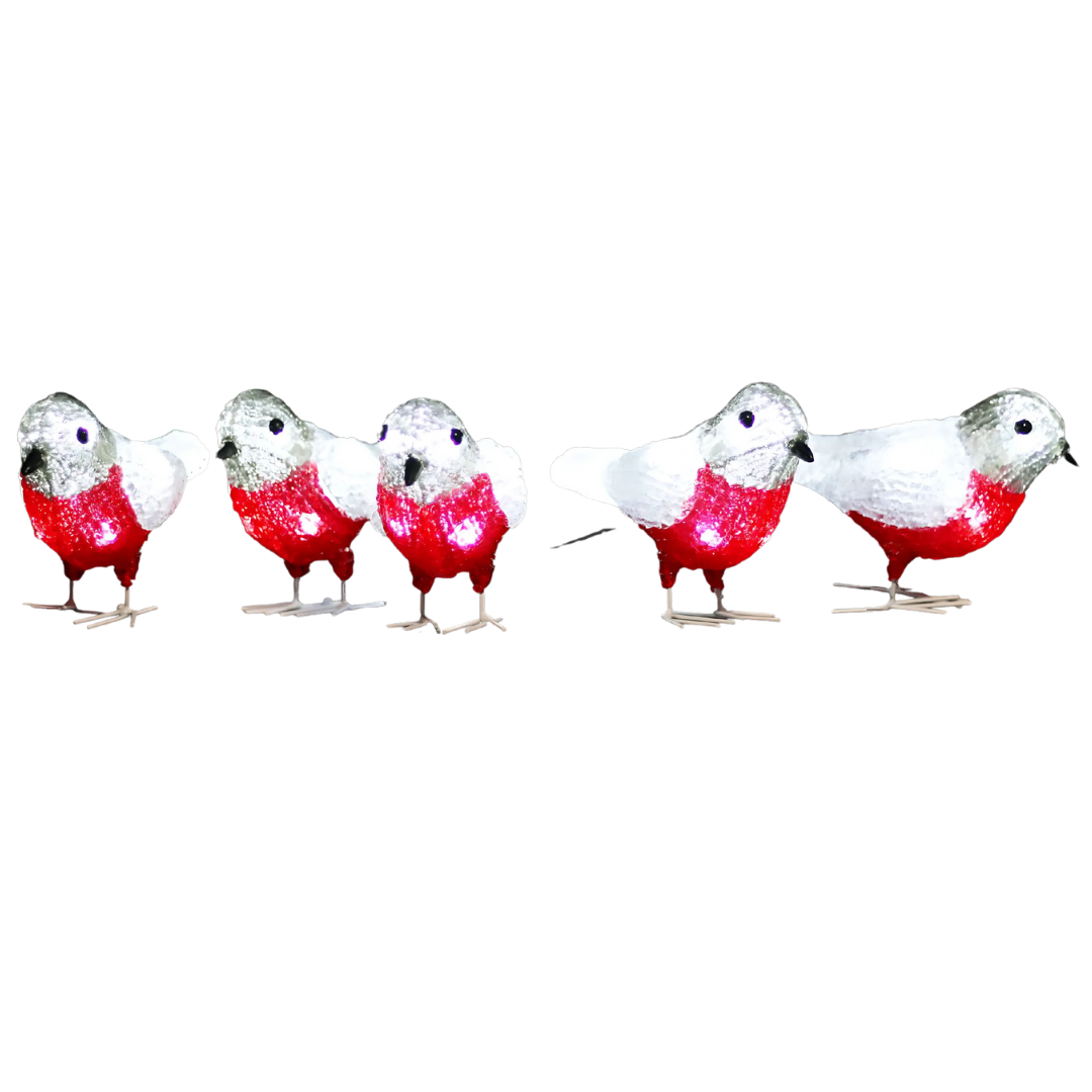 Acrylic Baby Bird (5pcs/set)