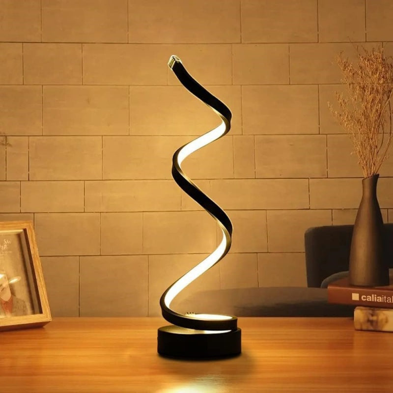 Modern Spiral Dimmable LED Table Lamp_2