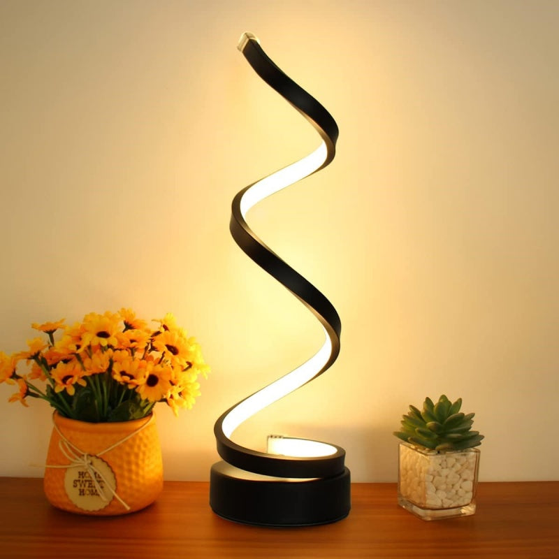 Modern Spiral Dimmable LED Table Lamp_3