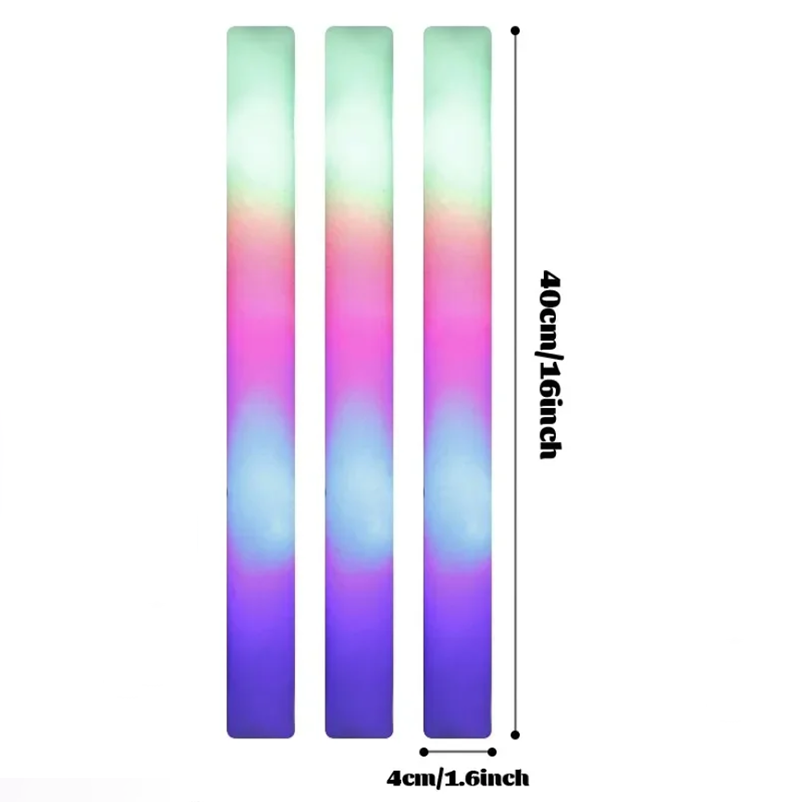 8/10/15/20pcs Colorful LED Glow Foam Sticks_11