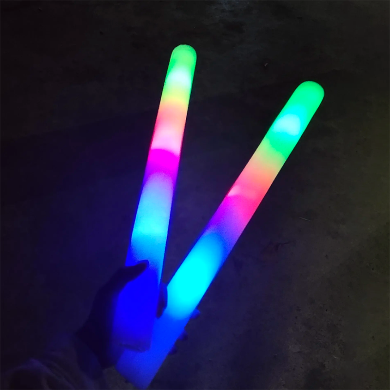 8/10/15/20pcs Colorful LED Glow Foam Sticks_4