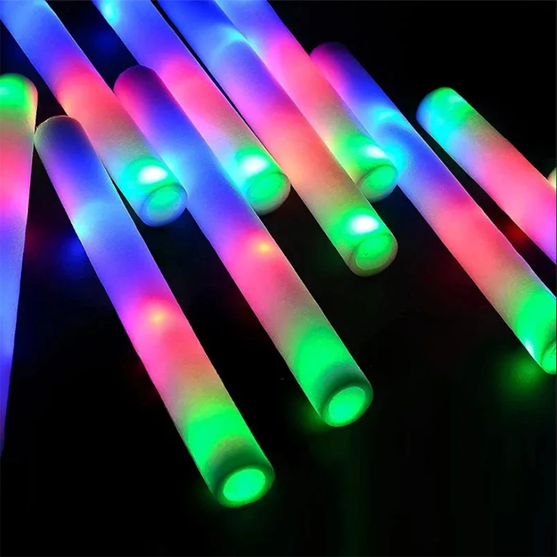 8/10/15/20pcs Colorful LED Glow Foam Sticks_5