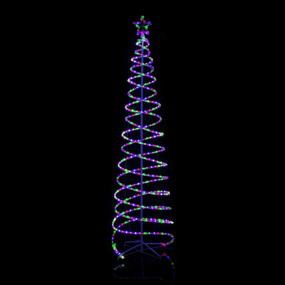 2.1M LED Double Spiral Tree - 4 Colour Options Lexi Lighting, Christmas Tree, pre-order-2-1m-led-double-spiral-tree-4-colour-options