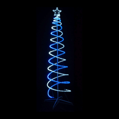 2.1M LED Double Spiral Tree - 4 Colour Options Lexi Lighting, Christmas Tree, pre-order-2-1m-led-double-spiral-tree-4-colour-options