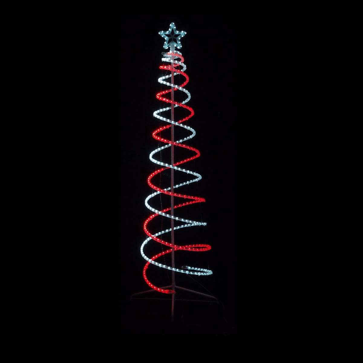 2.1M LED Double Spiral Tree - 4 Colour Options Lexi Lighting, Christmas Tree, pre-order-2-1m-led-double-spiral-tree-4-colour-options