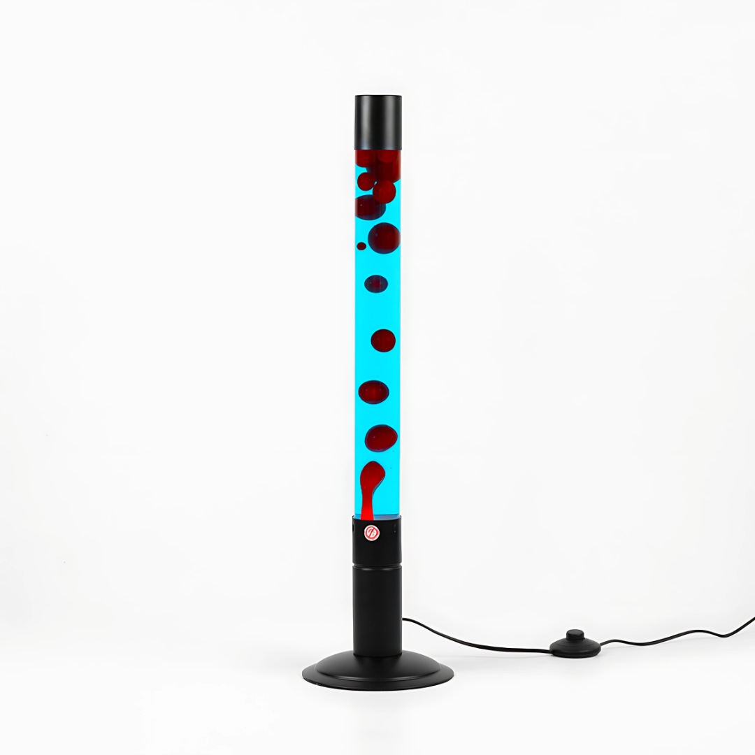 Lava Floor Lamp Blue Red - 64cm