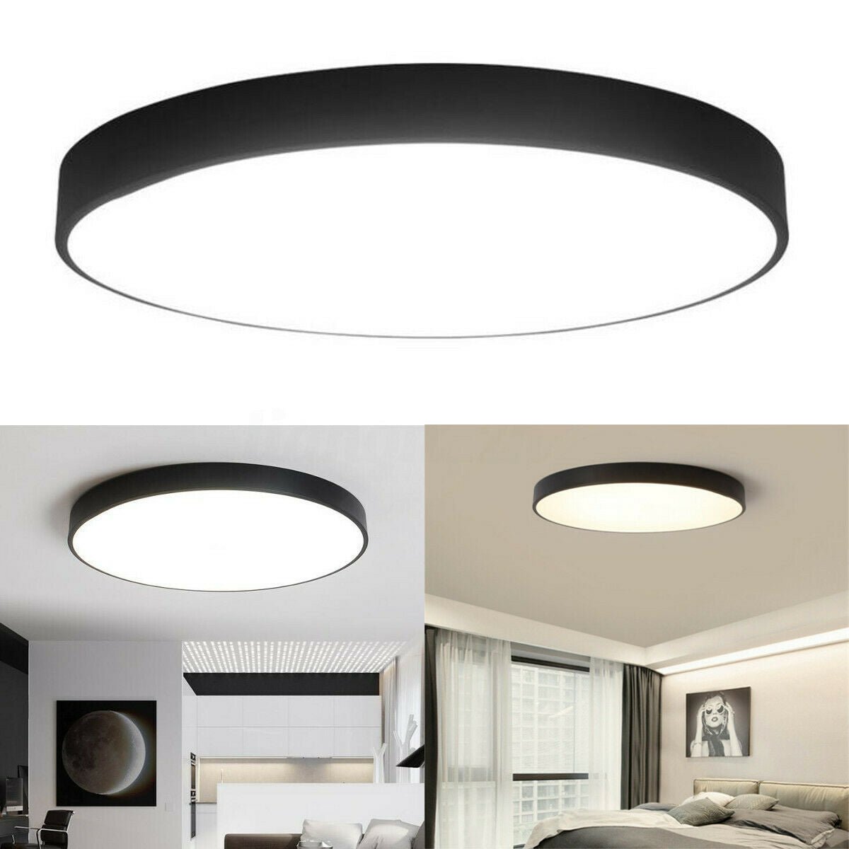 30CM LED Ceiling Light Modern Surface Mount Flush Panel Downlight Ultra-thin Dropli, Home & Garden > Lighting, 30cm-led-ceiling-light-modern-surface-mount-flush-panel-downlight-ultra-thin