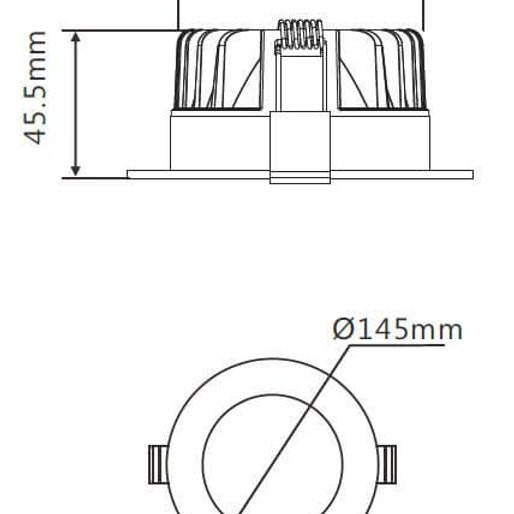 3A Lighting 18W Led Downlight (DL2018/WH/TC) 3A, LED Downlight, 3a-lighting-18w-led-downlight-dl2018-wh-tc