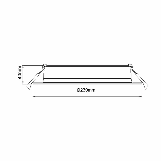 3A Lighting 40W High Efficiency Downlight DL4009/40W/TC 3A, LED Downlight, 3a-lighting-40w-high-efficiency-downlight-dl4009-40w-tc