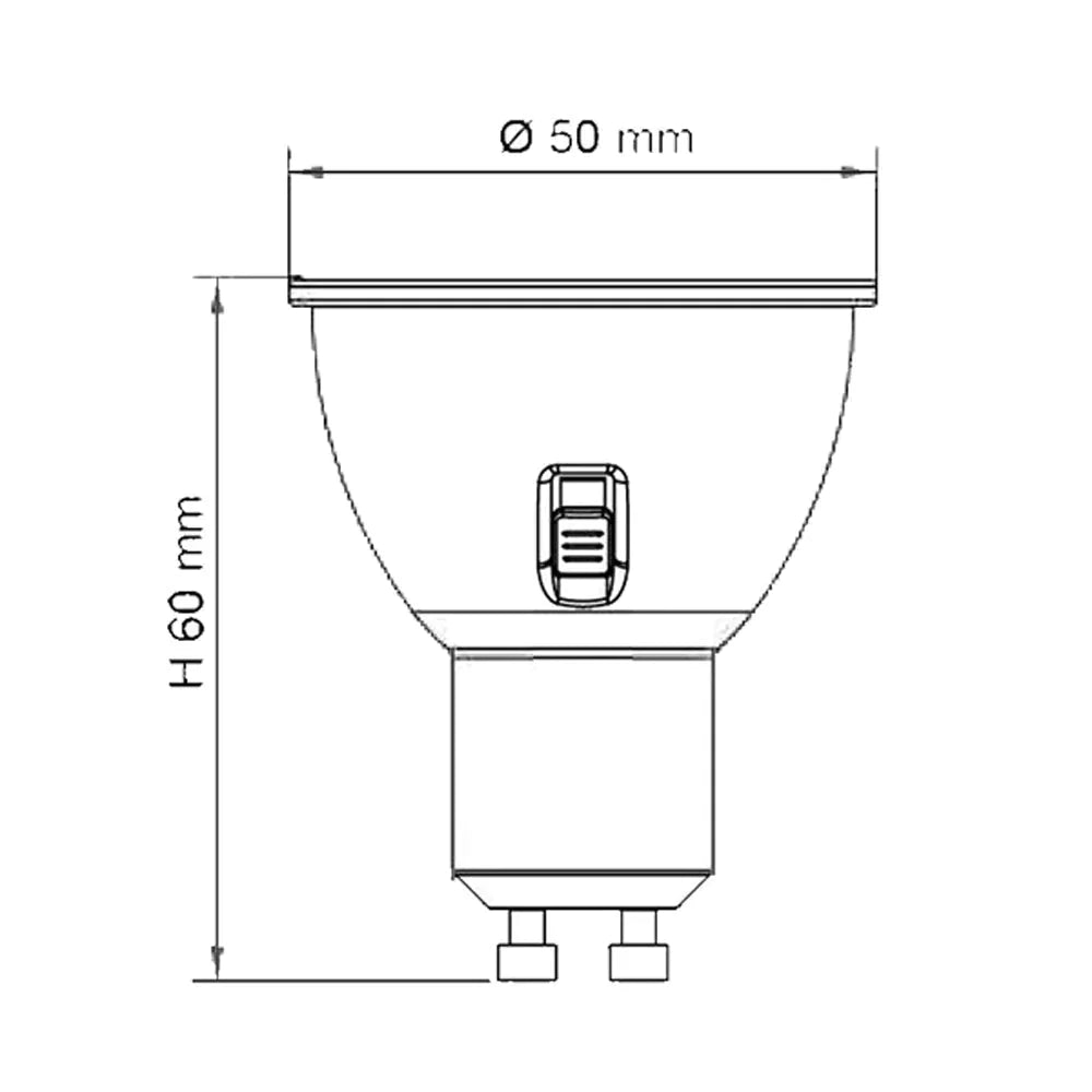 3A Lighting 6W = 35W LED Tri-Colour GU10 Globe-GLOBES-3A