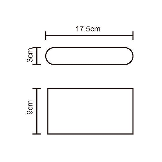 3A Lighting Ultra Slim Wall Light Tri-Colour (ST365/TC) 3A, Lighting, 3a-lighting-ultra-slim-wall-light-tri-colour-st365-tc