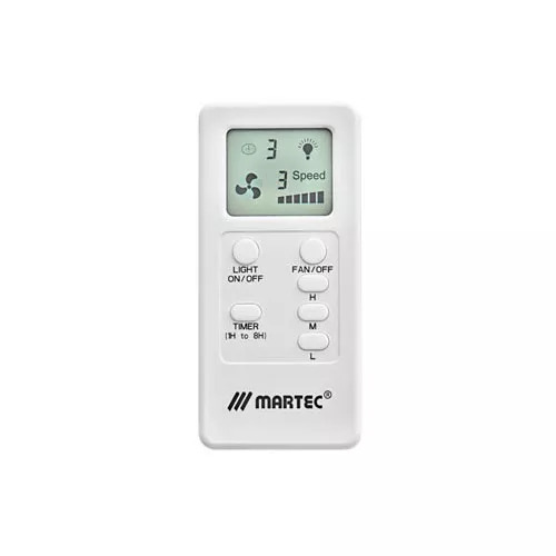 Martec Premium Slimline LCD Ceiling Fan AC Remote Control MPLCDS