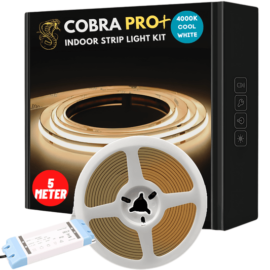 5 meter COBRA Pro Plus 75W Dotless LED Strip Kit - 4000K Cool White