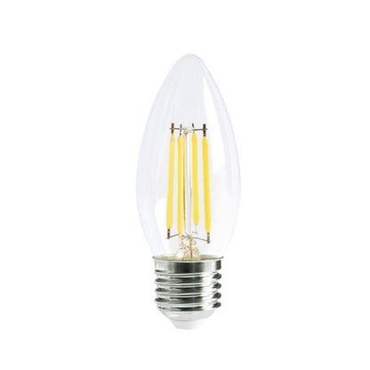 5W Clear LED Filament Non Dimmable Candle - 6000K Green Earth Lighting Australia, GLOBES, 5w-non-dimmable-candle-6000k