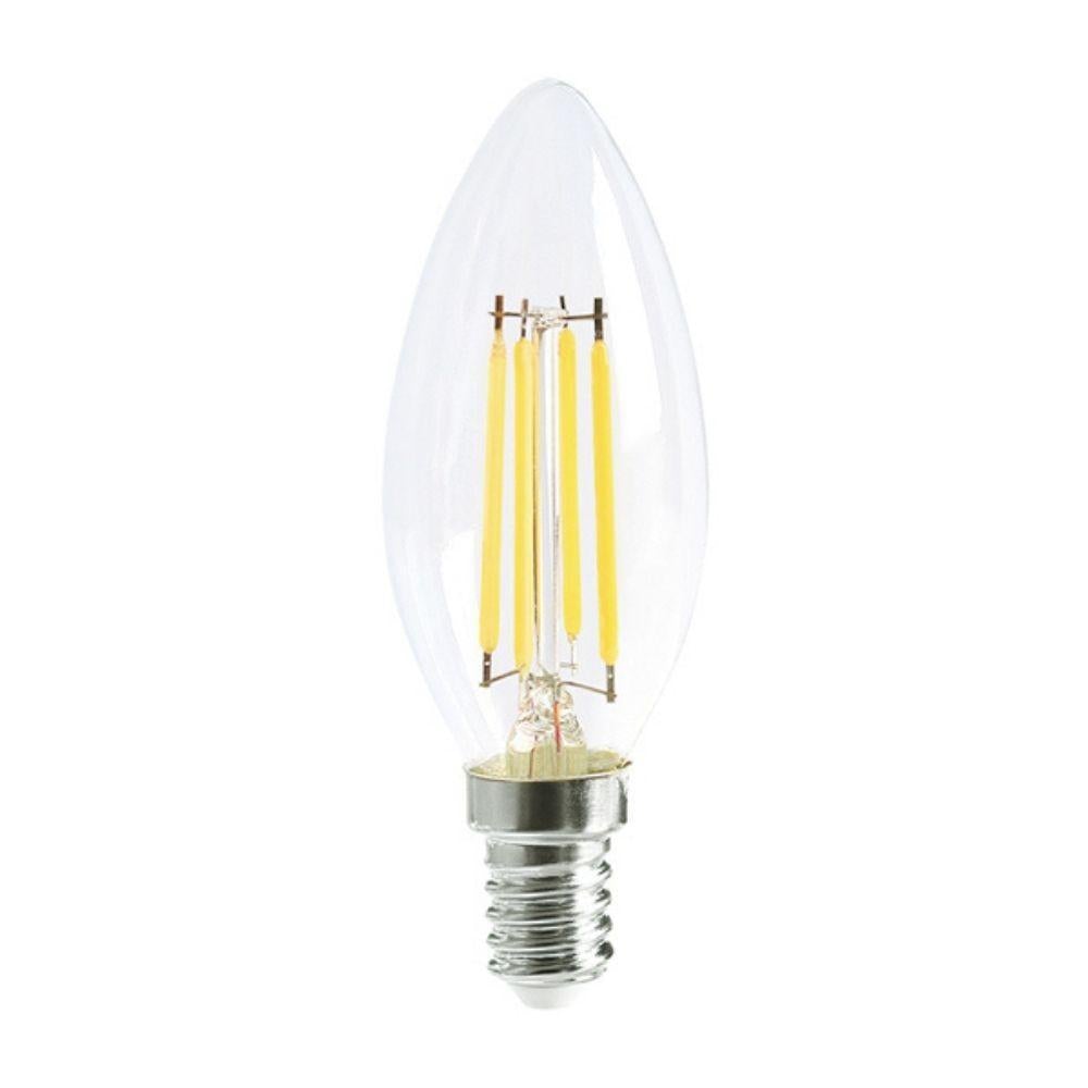 5W Clear LED Filament Non Dimmable Candle - 6000K Green Earth Lighting Australia, GLOBES, 5w-non-dimmable-candle-6000k