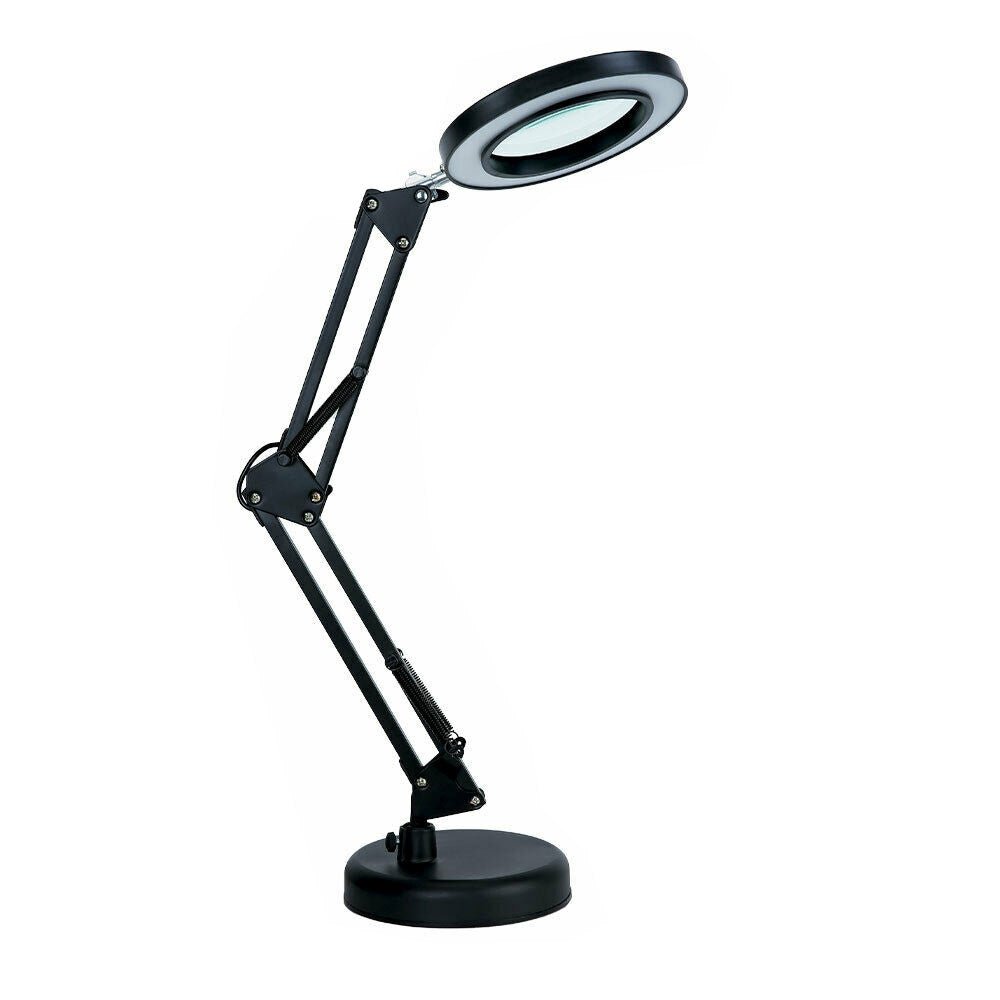 5 X Magnifying Black Clamp Desk Lamp-Home & Garden > Lighting-Dropli