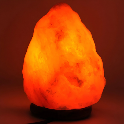 5-7kg Himalayan Salt Lamp on Timber Base