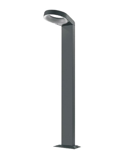 7W LED Bollard Grey Hoop 3000k - BOL3A-Bollard Lights-CLA Lighting