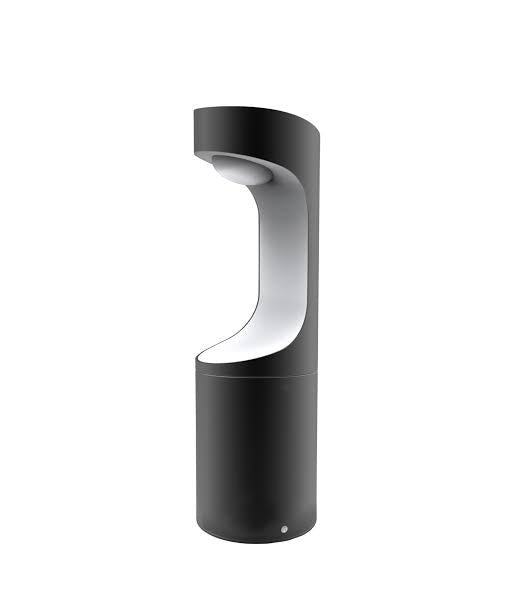 9w LED Bollard Light Black Short-GARDEN LIGHTS-CLA Lighting