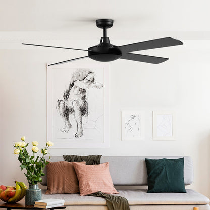 Devanti 52'' Ceiling Fan w/Remote - Black