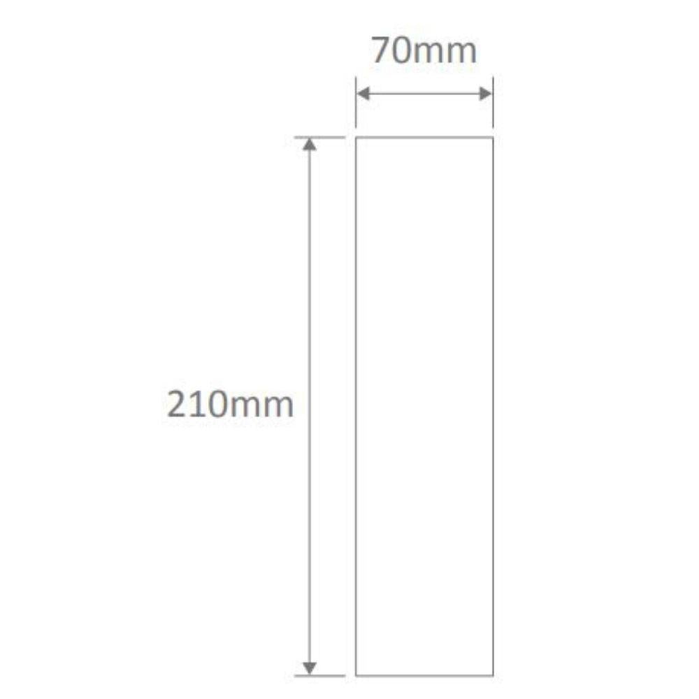 Domus BF-8418 - Ceramic Two Way Interior Wall Light - Raw