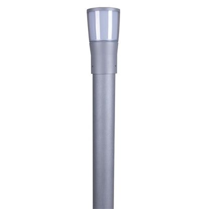 Domus BL-200-1M-KIT - Conical Opal Bollard Head 1M Kit Garden Light Powder Coated Finish