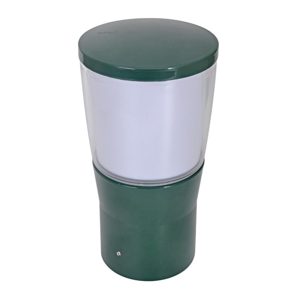 Domus BL-200 - Conical Opal Bollard Head Garden Light Powder Coated Finish