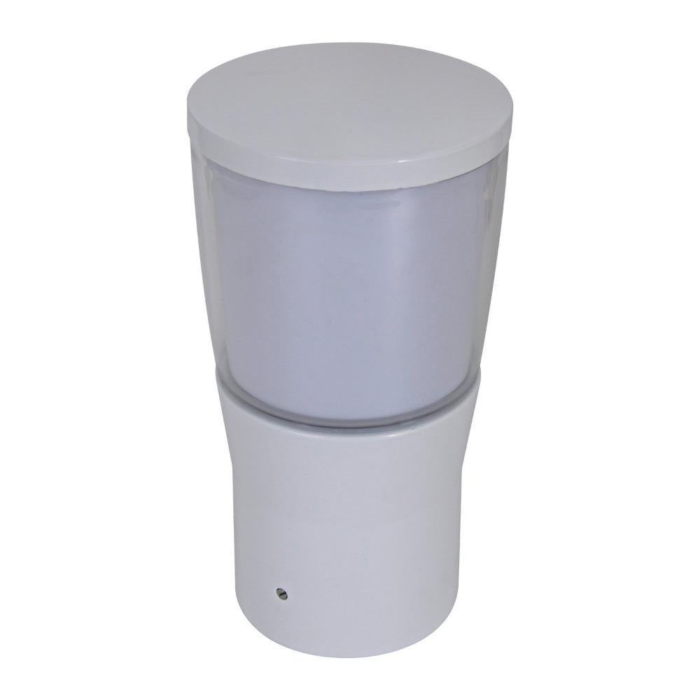 Domus BL-200 - Conical Opal Bollard Head Garden Light Powder Coated Finish