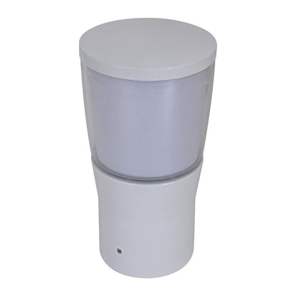 Domus BL-200 - Conical Opal Bollard Head Garden Light Powder Coated Finish