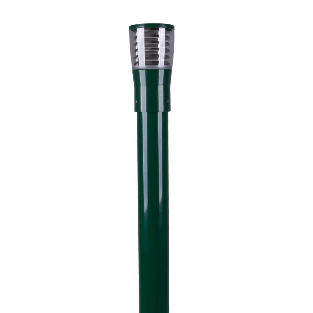 Domus BL-300-1M-KIT - Conical Louvred Bollard Head 1M Kit Garden Light Powder Coated Finish