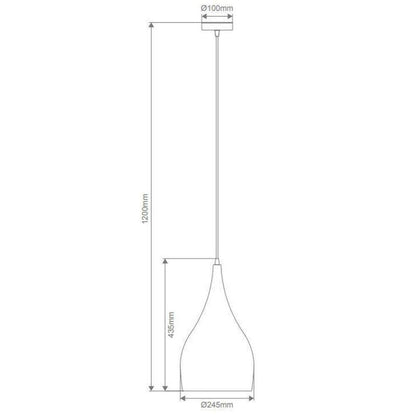 Domus JADE-240 - 1 Light Pendant