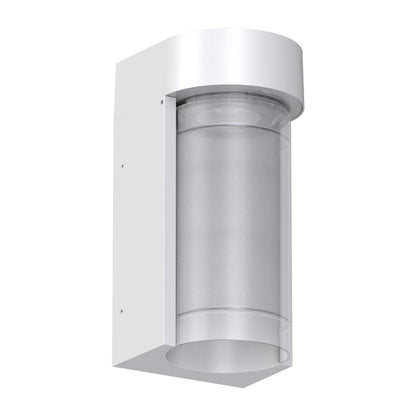 Domus MILEY - 10W LED Tri-Colour Modern Exterior Downward Wall Light IP65