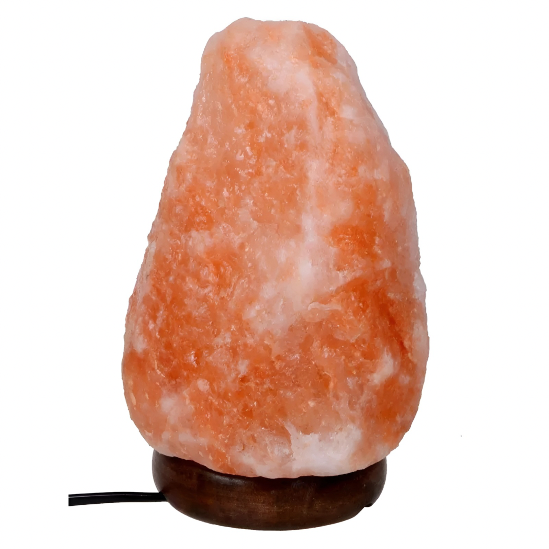 2-3kg Himalayan Salt Lamp on Timber Base