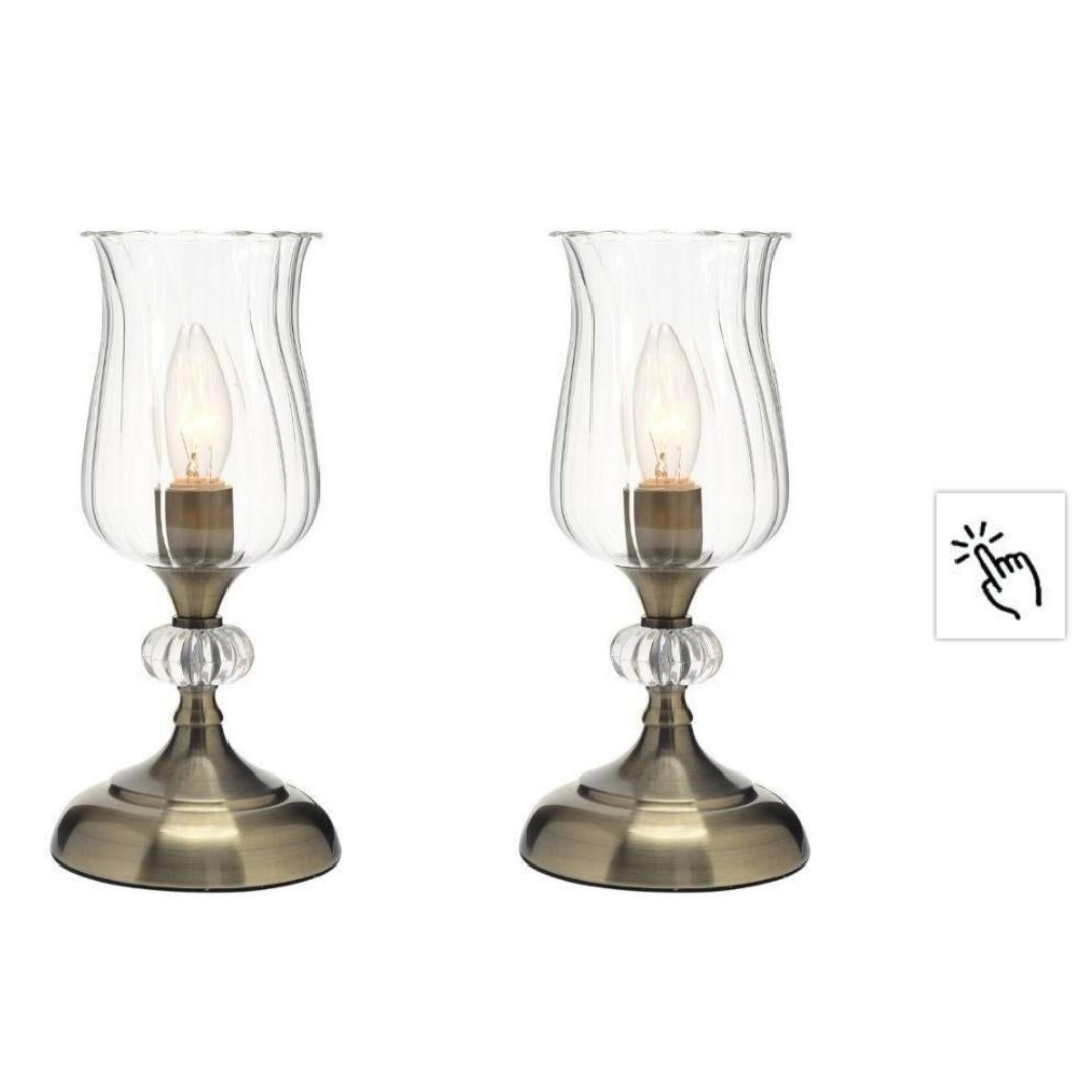 Lexi SAMANTHA - Touch Table Lamp Twin Pack