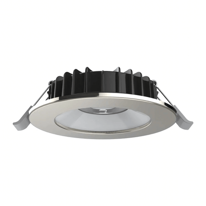 Domus Swap Sleek 8W Satin Chrome TRIO LED Downlight - 90mm cut out