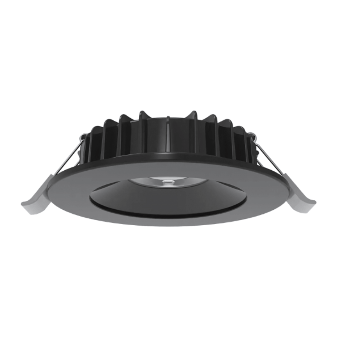 Domus Swap Sleek 8W Black TRIO LED Downlight - 90mm cut out