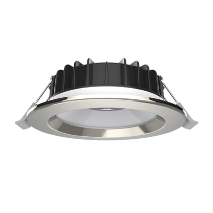 Domus Swap Step 8W Satin Chrome TRIO LED Downlight - 90mm cut out