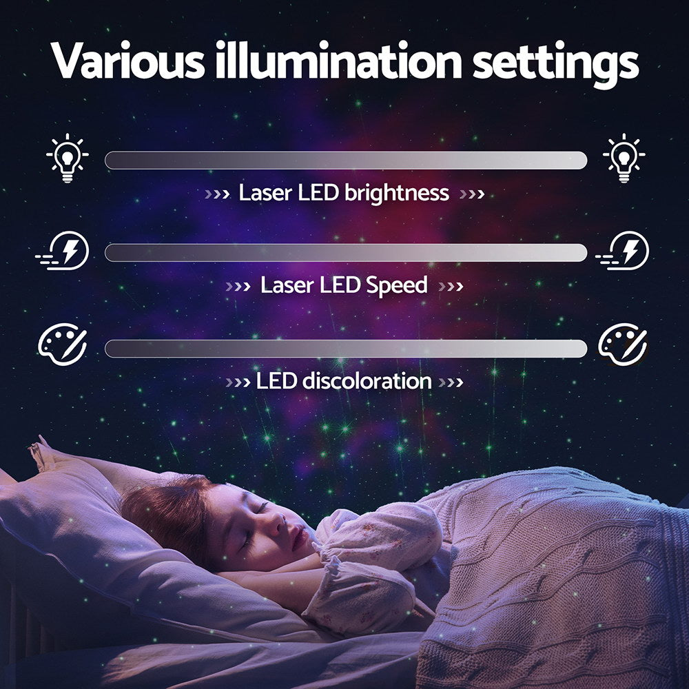 LED Starry Sky Galaxy Laser Projection Night Lamp