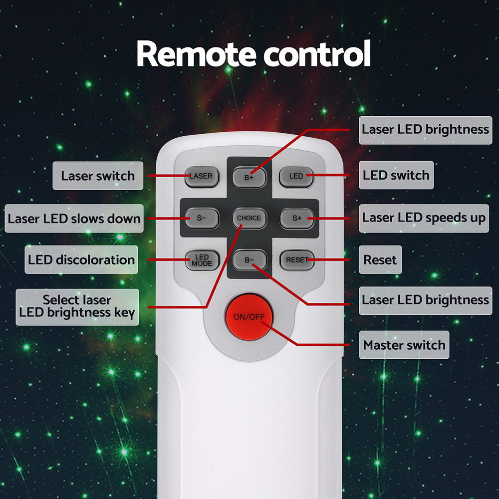 LED Starry Sky Galaxy Laser Projection Night Lamp