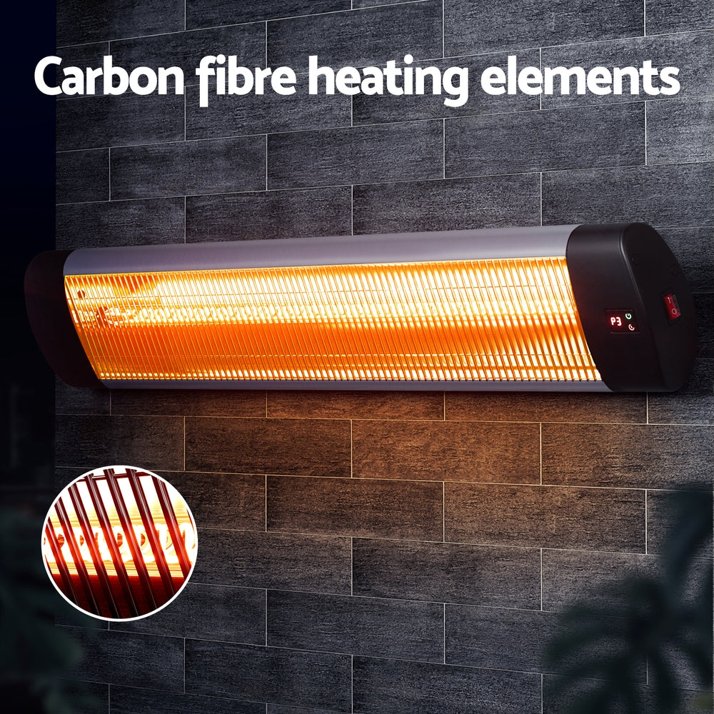 Devanti Electric Strip Heater Radiant Heaters 3000W