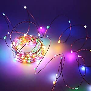 20M Multi Colour Solar Powered Outdoor Fairy Lights with 8 Lighting Modes