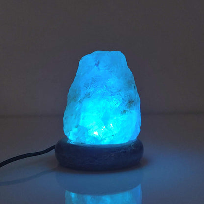 USB Colour Changing Salt Himalayan Lamp - Natural Shape Pink Rock LED Light